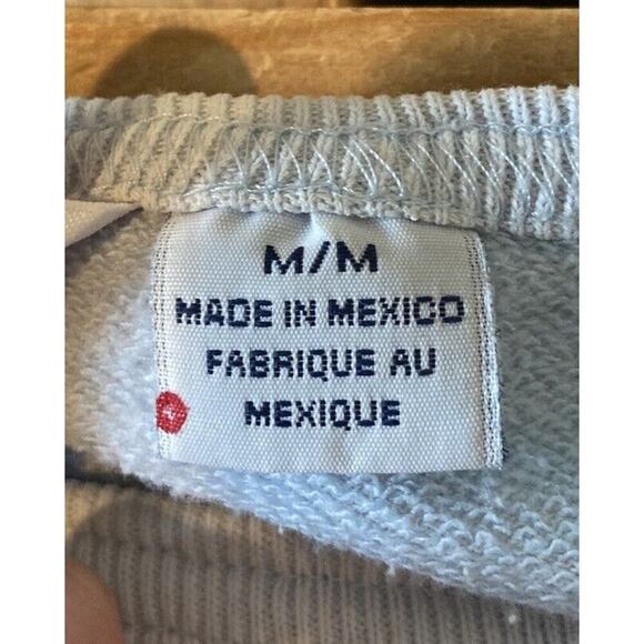 Tommy Hilfiger Wide Neck 3/4 Sleeve Top Size Medium Women’s Light Blue - Picture 4 of 7